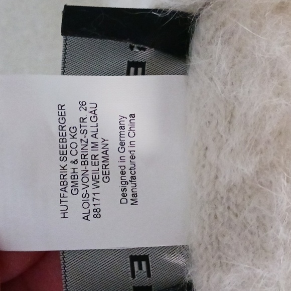 Seeberger Cream Colored Rabbit Hair Bucket Hat - Picture 5 of 16